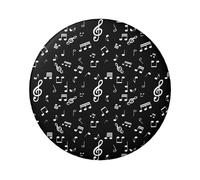 Lightweight Round Badges, Music Complex Notes Pin Badges