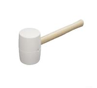 Lightweight Rubber Mallet with Wooden Handle for Precise Hammering and Reduced Damage During For Home Renovation and Assembly Tasks