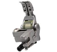 Lightweight Rubber Wheel Presser Foot 0.5mm Metal Roller Presser Foot for Easy Installation and Repair Replacement of Sewing Machines,Rubber Wheel Presser Foot Stainless Steel Easy