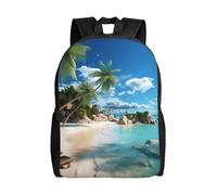 Lightweight Rucksack Beach Style Daypack Resistant Sports Bag for Travel, Hiking, School, 42X32X14Cm
