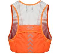 Lightweight Running Vest, Multi-Use Water Backpack, Compact Hydration Pack, Adjustable Running Water Vest, Waterproof Fabric 7.48 x 15.75 Inches for Long-Term Activities, Black, Grey, Orange