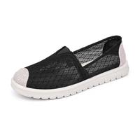 Lightweight ’s Casual Slip On Shoes with Breathable Mesh Upper and Soft EVA Sole for All Day Comfort Stylish Walkable Everyday Footwear (Black, 5)