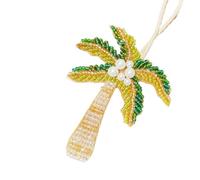 Lightweight Sea Theme Embroidered Patches with Glass Beads Base Bag Accessories Handbag Decors for Keys Or Luggage Colorful Sea Creature Bag Charm