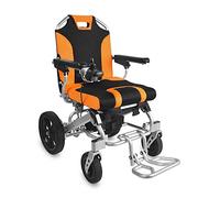 Lightweight Self-Propelled Folding Wheelchair for Adults and Seniors - Manual Sport Wheelchair with Quick Release Wheels, Red (40cm Seat Width)