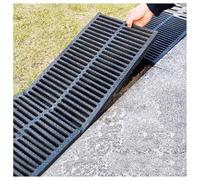 Lightweight Sewer Drain Grate Cover for Driveway & Yard Durable Channel Drainage Grate 40x60x4cm Ideal for Concrete & Outdoor Use