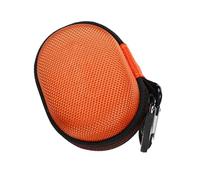 Lightweight Shockproof Earphone Cover Water-Repellent Hard Case with Metal Hook & Compact Fabric Carrying Design Shockproof EVA Earbuds Storage Box