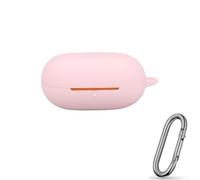 Lightweight Shockproof Silicone Case for Powerbeats Pro2, Designed for Maximum Earbud Safety with Keychain (Pink)