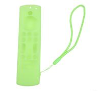Lightweight Shockproof Silicone Cases for TV 4K Remote, Anti-Slip Grip Protective Cover with Lanyard, Precise Cutouts for All Buttons, Soft Shell(Luminous green)