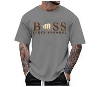 Lightweight Short Sleeve T-Shirt for Men Quick Dry Workout Running Athletic Tee Shirt Tops Moisture Wicking Active Athletic Running Tops Men Work Shirts Undershirt (Dark Gray,L)