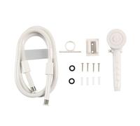 Lightweight Shower Tubing 1.5M ABS Compact Storage Design Adjustable Flows Showerhead for Recreational Vehicles Motorhomes Hose with Rain
