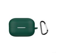 Lightweight Silicone Case Designed for SONY LinkBuds Clip WF-LC900, Full Device Coverage Without Blocking Controls (Dark Green)