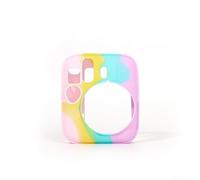 Lightweight Silicone Case for Fujifilm for INSTAX for MINI 13, Flexible Protective Shell with Precise Lens for ACCESS, Shockproof Design (Rainbow Colors)