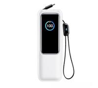 Lightweight Silicone Cover for For Anker Zolo Power Bank, Provides Enhanced Drop Protection with Anti Fingerprint Finish (Transparent)