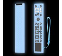 Lightweight Silicone Remote Cover For HISENSE ERF6A66 Designed For Physical Protection And Natural Handling Experience(Luminous Blue)