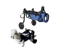 Lightweight Small Dog Wheelchair for Back Legs - Durable Adjustable Support for Disabled Injured Pets - Enhance Mobility & Comfort for Your Furry Friend