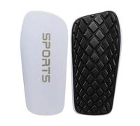 Lightweight Soccer Shin Guards Protective Breathable Pads Calf Protector Guard Sleeves for Leg Calf Protective(White,L)