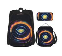 Lightweight Space Spiral Cosmic Energy Print School Bag 15 Inch Book Bag