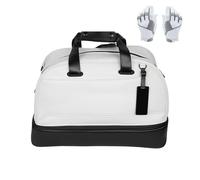 Lightweight Sports Shoulder Bag - Waterproof Travel Bag for Outdoors - Lightweight Bag with Multiple Pockets | Double Layer PU Golf Garments for Trucks