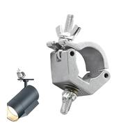 Lightweight Stage Clamp - Aluminium Alloys for Heavy Swivel Lighting | Attach a Lightweight Hook for DJ Lights, Theatre, Concerts, Bars, Events, Clubs, Accessories