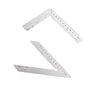 Lightweight Stainless Steel Finder Tool with Enhanced Visibility for Carpentry Framing and Craft Projects Multipurpose Angled Ruler for Woodworking