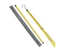 Lightweight Survey Pole, with Carrying Bag, Insulated Height Stick, for Lineman Live Power Line Work/Construction(Yellow,1800cm(59ft))