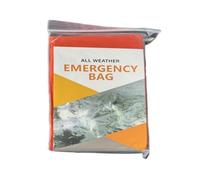Lightweight Survival Sleeping Bags - Sleeping Bags for | Sleeping Bag/Blanket, 26 Micron Orange PE Aluminium Foil, Suitable for Camping, Survival and Outdoor Use
