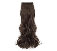 Lightweight Synthetic Hairpiece Hair Wigs For Female Clip On Hair Extension Casual Hairstyle Natural Wavy Wigs For Women Clip On Extension