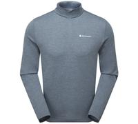 Lightweight Technical Baselayer-Montane Men's Dart Zip Neck T-Shirt (Stone Blue)