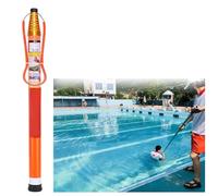 Lightweight Telescopic Pool Rescue Pole, Beaches, Suitable Water Parks, Adjustable Emergency Life-saving Safety Pole(L1.2~5.5m/3.9~18ft)