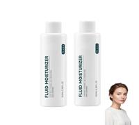 Lightweight Texture Face Moisturizer for Sensitive Skin, Non-Greasy Fluid Cream, Locks in Moisture & Boosts Skin Elasticity, Daily Skincare Cream for Office Workers (2PCS)