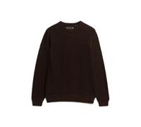 Lightweight textured cotton sweater Superdry Marron 2XL