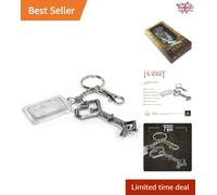 Lightweight Thorin Keychain - 7in Die-Cast Metal with Detailed Map Fob, Hobbit