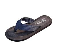 Lightweight Toe Separator Men's Slippers Summer Open Flip Flops Non-Slip Sandals Silent Slide Washable Sliders Comfortable Slippers Quick Dry Slides Lightweight Beach Shoes Breathable Orthoslippers