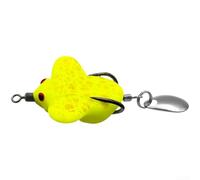 Lightweight Topwater Frog 5.9cm Easy Cast Distance(Yellow)