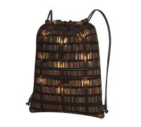 Lightweight Toy Storage Bags Library Bookshelf Book Drawstring Gym Bag Personalized Yoga Bags For Sports, Travel, Exercise