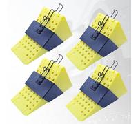 Lightweight Trailer Wheel Chocks, Non-Slip RV Tire Chocks with Handle, Helps Keep Your Trailer or RV in Place, Easy to Carry