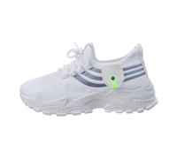Lightweight Trainers White Trainers Latin Dance Soft Sole Rhinestone Buckle Ballroom Performance Practice Pumps Flats Running Summer