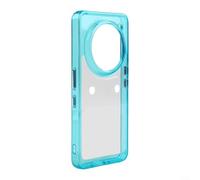 Lightweight Transparent Case for Nothing Phone 3a Pro Built with Scratch-Defending Silica Material and Slim Fit (Transparent Blue)