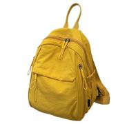 Lightweight Travel Backpack - Nylon Travel Backpack | 260g School Backpack for Work | Casual Type Backpacks | Transport, Hiking, Plane for Women, Men and University Students, yellow, Siehe