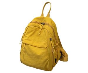 Lightweight Travel Backpack - Nylon Travel Backpack | 260g School Backpack for Work | Casual Type Backpacks | Transport, Hiking, Plane for Women, Men and University Students, yellow, Siehe