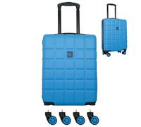Lightweight Travel Cabin Suitcase - Carry On Approved Luggage, ABS Hard Shell Protection, Water Resistant & Combination Lock - Ryanair Priority Overhead Compliant (47x36x20cm) - Blue