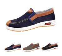 Lightweight Trekking Shoes Men's Casual Shoes Men's Trainers Canvas Shoes Walking Sports Shoes Outdoor Shoes Slip On Running Shoes Without Laces Trainers Casual Walking Shoes Men's Hiking Shoes, blue