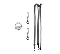 Lightweight Tripod Compatible Camera Harness Strap 3 Point Fastening Systems Metal Hardware Adjustable Shoulder Strap Anti Camera Lanyard