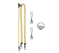 Lightweight Tripod Compatible Camera Harness Strap 3 Point Fastening Systems Metal Hardware Adjustable Shoulder Quick Release Camera