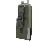 Lightweight Universal Radio Pouch, MOLLE Tactical Accessory Bag, Adjustable Size, Nylon 8x20cm 0.081kg For Team Activities(RG)