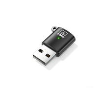 Lightweight USB C TF Card Reader with Low Profile Design Fits Easily in Pockets Bags or On Keychains (A To TF Black)