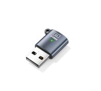 Lightweight USB C TF Card Reader with Low Profile Design Fits Easily in Pockets Bags or On Keychains (A To TF Dark Gray)
