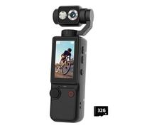 Lightweight Video Recorder with 1.9 Inch Display and 128GB Expandable Storage Suitable for Sports and Documentation Fingerprint Recognition Camera