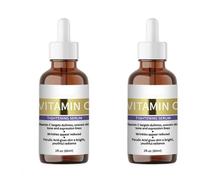 Lightweight Vitamin C Serum, Retinol Serum, for Daily Radiance, 2 fl oz - Non-sticky, absorbs quickly, suitable for day and night use, long-lasting hydration, brightens and moisturizes the face.