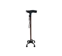 Lightweight Walker Built-in LED Lights, Crutches - Multi-Function Non-Slip Four Feet, Elder Adjustable Height Cane with Four Corners, Disabled Person,Crutches Times